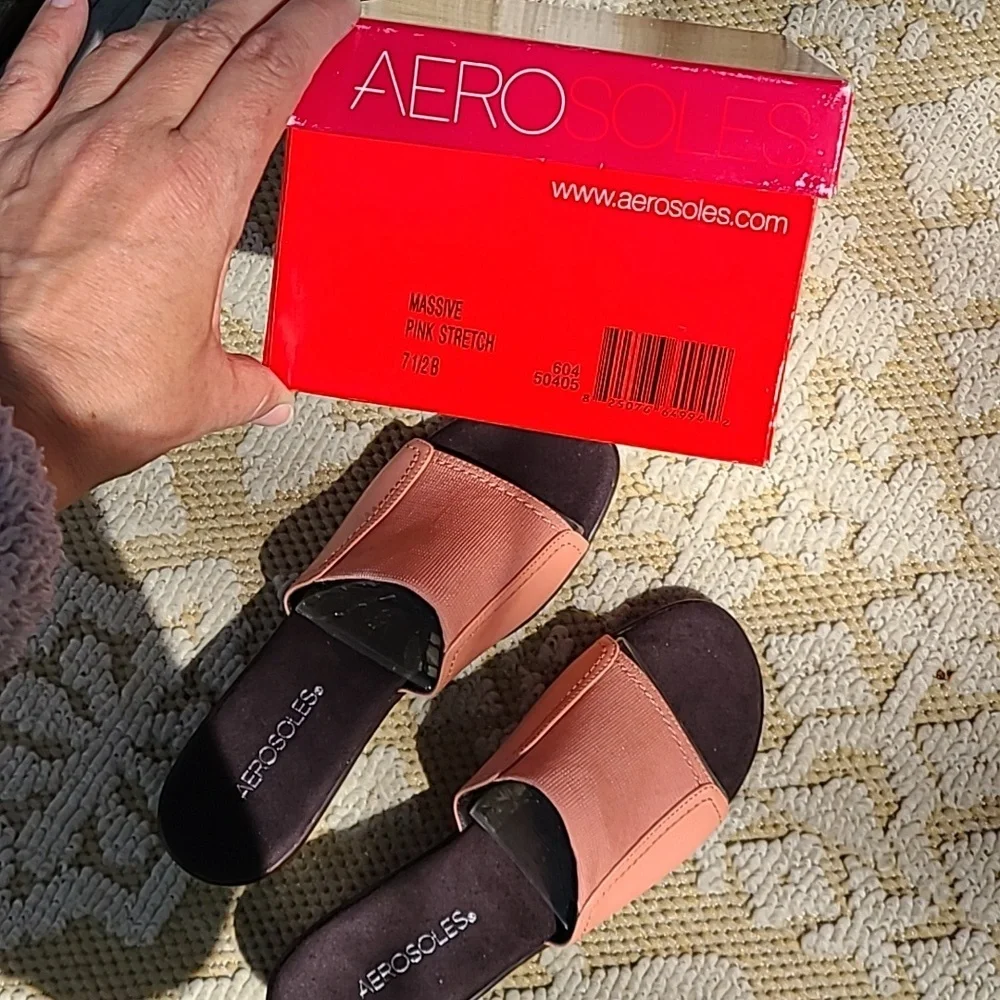 Aerosoles massive‎ pink stretch 7.5 new in box